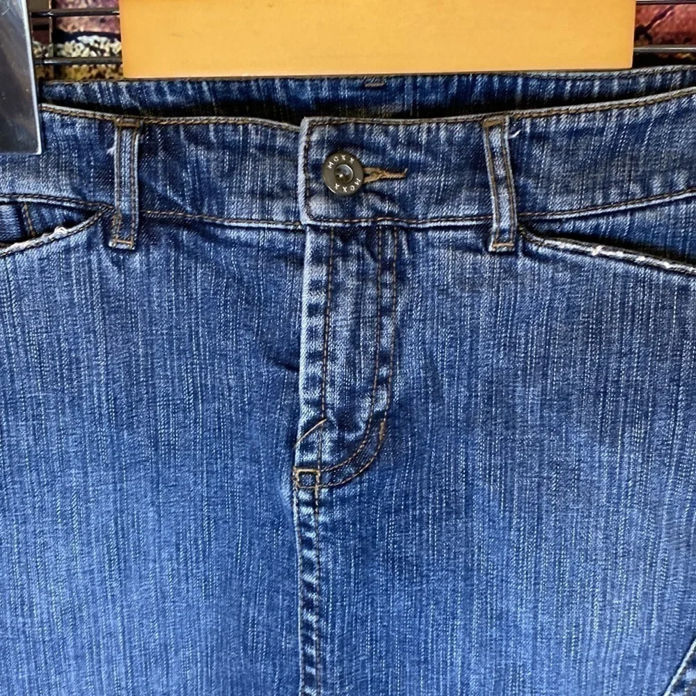 Mexx Fit & Flare Dark Wash Jean Skirt Size 8 - Picture 6 of 12